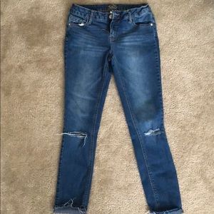 Girls ankle/crop jeans